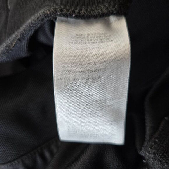 Adidas Track Pant Womens Small Black White Side Stripe Athletic Workout Pull On - Picture 10 of 13